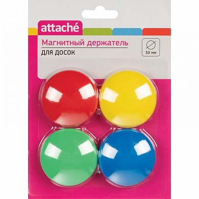 Магниты Attache 50мм, 4 шт