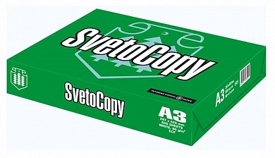 Бумага для офисной техники SvetoCopy А3, 80 г/м2, пачка 500 листов