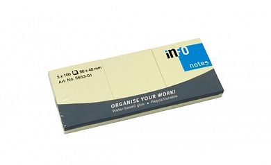 Бумага для заметок с липким слоем 50*40 Info Notes