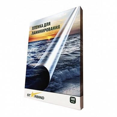 Пленка для ламинирования STARBIND 154X216 (A5) глянец