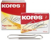 Скрепки Kores  в ассортименте