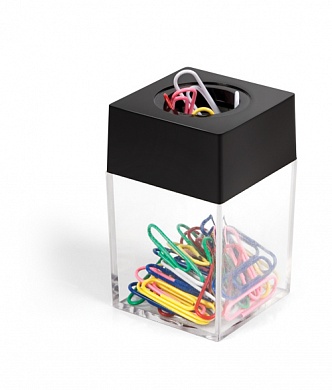 Скрепки 26 мм цветные в диспенсере Forpus 