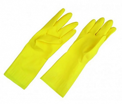 Перчатки хозяйственные латексные Китай 
